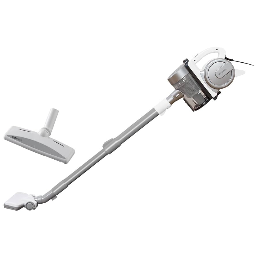 アイリスオーヤマ スティッククリーナー サイクロン式 2WAY すきまノズル 小型ブラシ IC-S55E-S Amazon.co.jp: アイリスオーヤマ スティッククリーナー